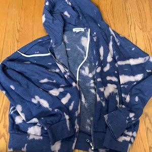 garage tie dye zip up